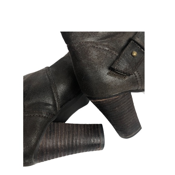 Crown Vintage Brown Ankle Boots Size 8.5 - Picture 4 of 10